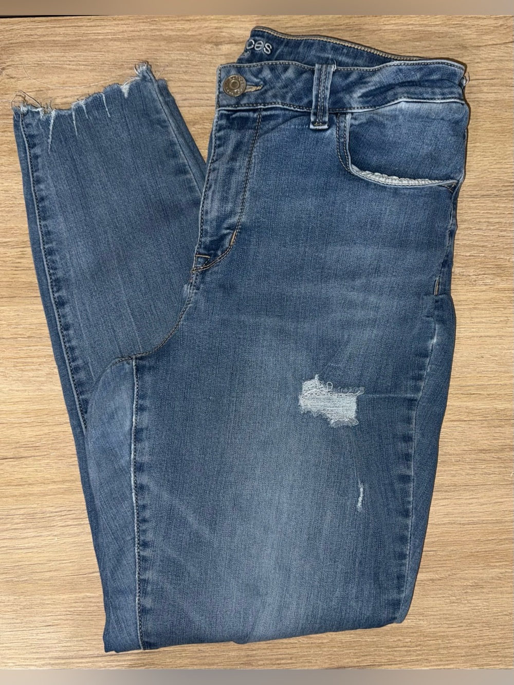 BUNDLE OF 3 of Blue Denim Jeans - Mixed Brands. Size 16. - Picture 2 of 7